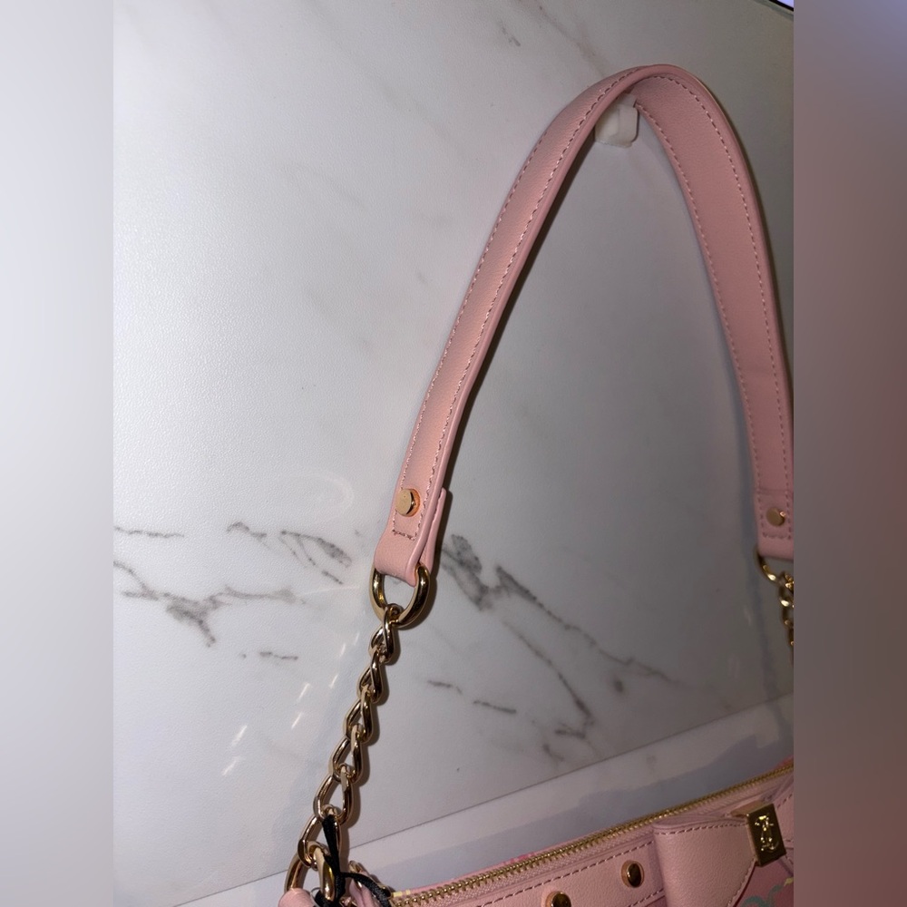 Juicy couture for the girls shoulder bag purse- pink multi pink diamond - Picture 7 of 11